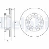 DELPHI BG4673 Disc frana
