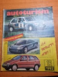 Autoturism decembrie 1992-automobilul hibrid si electric,nissan primera,opel