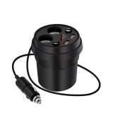 Cumpara ieftin Distribuitor priza bricheta auto cu 2 prize si 2 mufe USB (Distribuitor)