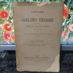 Annuaire de legislation etrangere, principales lois votes en 1932 Paris 1933 109