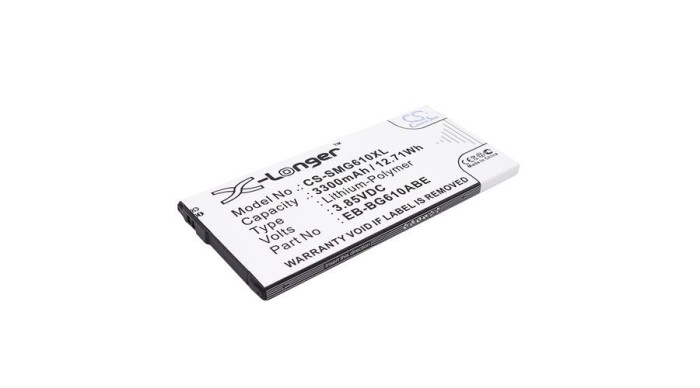 Cameron Sino 3300mAh Samsung SM-G6100,Galaxy On7 2016 Duos,Galaxy On7 2016 Duos TD-LTE,Galaxy On7 Prime 2018,Galaxy On7 Prime 2018 LTE-A,SM-G611,SM-G6