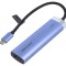 Hub USB HDMI soclu,USB A soclu x3,USB C soclu,USB C mufă - Hub USB HDMI cu multiple porturi