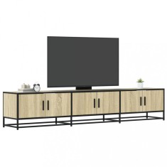 Gossi dulap tv, stejar sonoma, 210x35x41 cm, lemn prelucrat