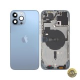 Capac Baterie Apple iPhone 13 Pro Max Cu Carcasa Mijloc Albastru (Sierra Blue) Swap