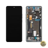 Display cu Touchscreen Motorola Edge 50 Ultra cu Rama Negru (Forest Grey) Service Pack 5D68C24483