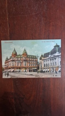 Carte Postala - Bucuresti. In fata Palatului Regal foto