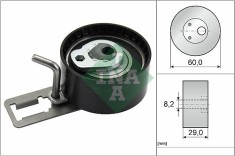INA 531 0850 10 rola intinzator,curea distributie foto