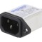 Conector Alimentare AC 10A 250VAC IEC 60320