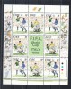 IRLANDA - SPORT C.M. FOTBAL 1990 SERIE + COLITA NESTAMPILATE, Nestampilat