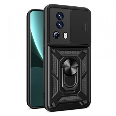 Husa pentru Xiaomi 13 Lite, Techsuit, CamShield, Neagra foto