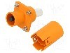 Conector alimentare DC, 1,5kV, 1 pini, seria ES-150A, {{Dimensiune pin}}. DEGSON ELECTRONICS - ESS-150A-35-C-OR-90