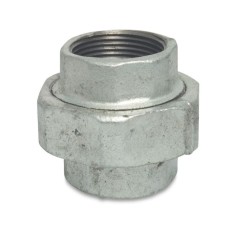 Fiting Fontă Maleabilă, Racord Filetat 1 1/4&quot; IG x 1 1/4&quot; IG, Zincat