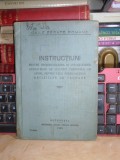 CFR* INSTRUCTIUNI INTREBUINTAREA APARATELOR DE INCALZIT TRENURILE CU ABURI ,1933