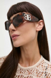 Cumpara ieftin Balenciaga ochelari de soare femei, culoarea maro, BB0321S