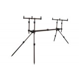 Rodpod Pescuit Delphin BBQ, 3 Posturi, Aluminiu, Reglabil Lungime 74-120cm, Inaltime 56-96cm + Husa Transport