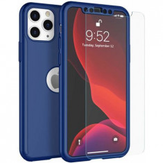 Husa 360 pentru iPhone 11 Pro - Bleumarin foto