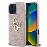 Husa originala Guess iPhone 16 Pro Max Hardcase 4G Big Logo, roz, GUHCP16X4GMGPI