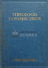 Tehnologia constructiilor - 1953 - D. D. Biziuchin (AI22)