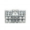 vidaXL Set globuri de Crăciun 100 de piese, 3/4/6 cm, argintiu