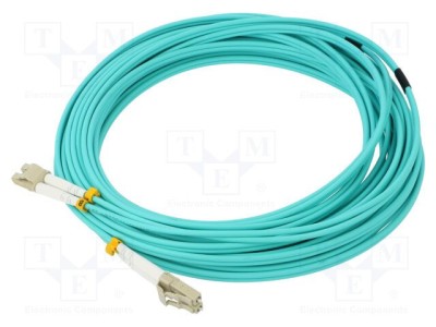 Patch cord fibră OM4 LC/UPC 10m LSZH GEMBIRD foto
