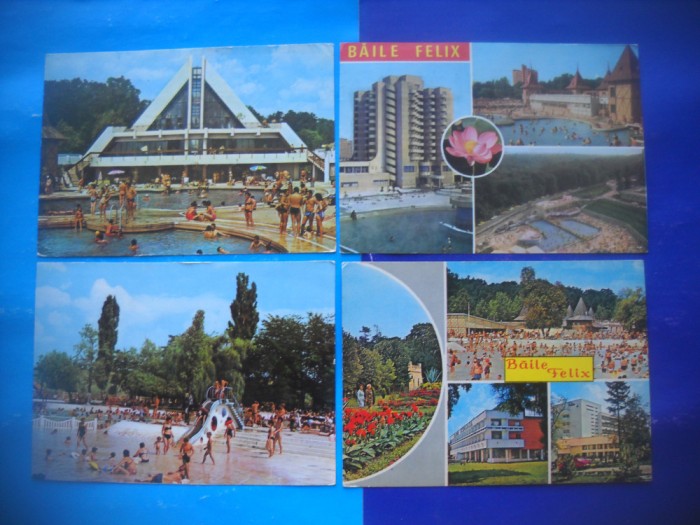 HOPCT LOT 2663 -IP-BAILE FELIX -JUD BIHOR-4 CARTI POSTALE-CIRCULATE