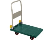 Carucior Platforma Transport Marfa Liza 300kg, 59x90cm, Roti Pline, Rabatabil, Otel