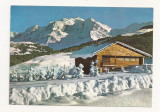 FR2-Carte Postala -FRANTA - Le Mont Blanc, circulata 1983, Fotografie