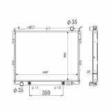 Radiator racire Mazda Mpv (Lv), 03.1996-05.1999, Motorizare 2, 5 Td 85kw; 3, 0 V6 110/116kw Diesel/Benzina, tip climatizare Cu/fara AC, cutie Manuala, SRLine