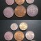 MAREA BRITANIE █ SET 1/2+1 Penny +3+6 Pence +1+1+2 Shilling +1/2 Crown 1966 UNC