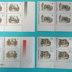 TIMBRE ROMÂNIA LP1303/1992 Aniversari Evenimente Bloc de 4 timbre -MNH