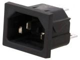 Conector Alimentare AC 10A 250V IEC 60320