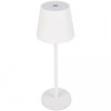 Lampa LED de masa, tocuh control, diametru 11cm, inaltime 36 cm, cu 3 intensitati de lumina, cap detasabil, alb