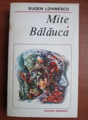 Eugen Lovinescu - Mite * Balauca
