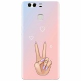 Husa silicon pentru Huawei P9 Plus, Victory Love