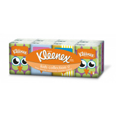 Batiste igienice Kleenex Ultra Soft Mini, 10 pachete cu 7 batiste