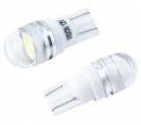 Set 2 Buc Bec Led Vision W5W T10 12V 1X High Power Led, Lentila Convexa, Alb, 58273