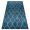 ANDRE 1181 covor lavabil marocani trellis anti-alunecare - albastru, 120x170 cm
