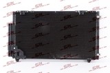 Condensator climatizare AC Honda Stream 06, motor: 1.7, 2.0, Condensator cu uscator integrat, 705x390x16, SRLine, miez si rezervor din aluminiu