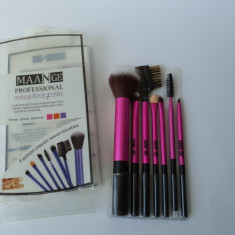 Set 7 Pensule Make Up - MAANGE - Eyeshadow , Eyebrushes , Blending