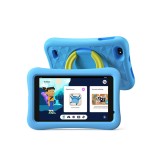 Tableta copii AOGO K8, ecran 8&Prime; LCD, 32GB, 2GB RAM, WiFi, Android 13, control parental, jocuri si activitati educative, camera 5 MP, albastra