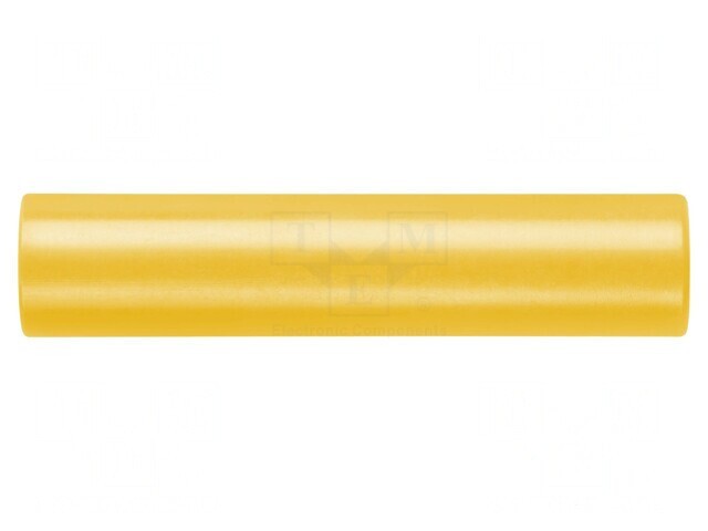 Adaptor Conector Banană 4mm Galben 70VDC 16A 45mm