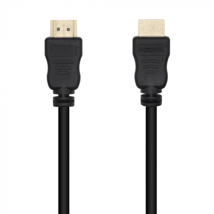 HDMI Cable Aisens Cable HDMI V1.4 Alta Velocidad 14+1 CCS, A/M-A/M, Negro, 2.0m 2 m Black