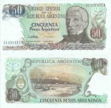 1985, 50 Pesos Argentinos (P-314a.2) - Argentina - stare UNC