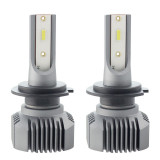 Cumpara ieftin Set 2 LED-uri Auto Techstar&reg; S1, H7, 40w, 4000 Lumeni, 6500K, AUTO, 12-24 Volti, CSP, Canbus, Radiator Aluminiu