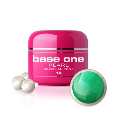 Gel UV Silcare Base One Pearl - Brazilian Tone 15, 5g foto