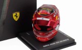 Model přilby Charles Leclerc - SF Abu Dhabi 2024 1:5 LookSmart - 1:5