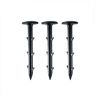Set 20 cuie plastic fixare folie agrotextil antiburuieni mulcire, lungime 15 cm, diametru 33mm foto