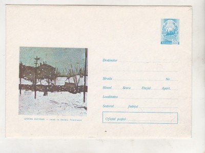 bnk ip Stefan Luchian - Iarna la bariera Filantropia - necirculat - 1973 foto