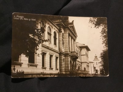 carte postala circulata - Ploiesti / Liceul sfintii Petru si Pavel anii 30 foto