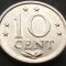 Moneda exotica 10 CENTI - ANTILELE OLANDEZE (Caraibe), anul 1980 * cod 551